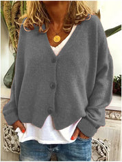 Dames vest katoen | Katoenen damesvest met knopen | Licht en stijlvol design