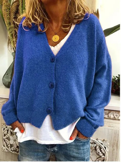 Dames vest katoen | Katoenen damesvest met knopen | Licht en stijlvol design