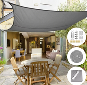 Vardi Luxe Schaduwdoek – Waterafstotend Zonnedoek met UV-Bescherming voor Terras, Tuin & Balkon