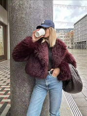 Suzy kunstbont jas dames – Limited edition luxe en warme winterjas