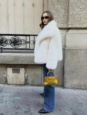 Suzy kunstbont jas dames – Limited edition luxe en warme winterjas