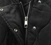 Gewatteerde bomber winterjas dames – oversized quilted jas met casual look