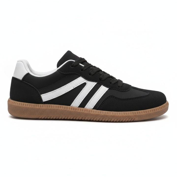 Eliano retro sneakers – low-top unisex sneakers met gumzool