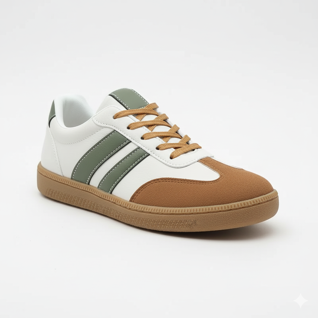 Renzo retro sneakers – unisex low-top sneakers met gumzool