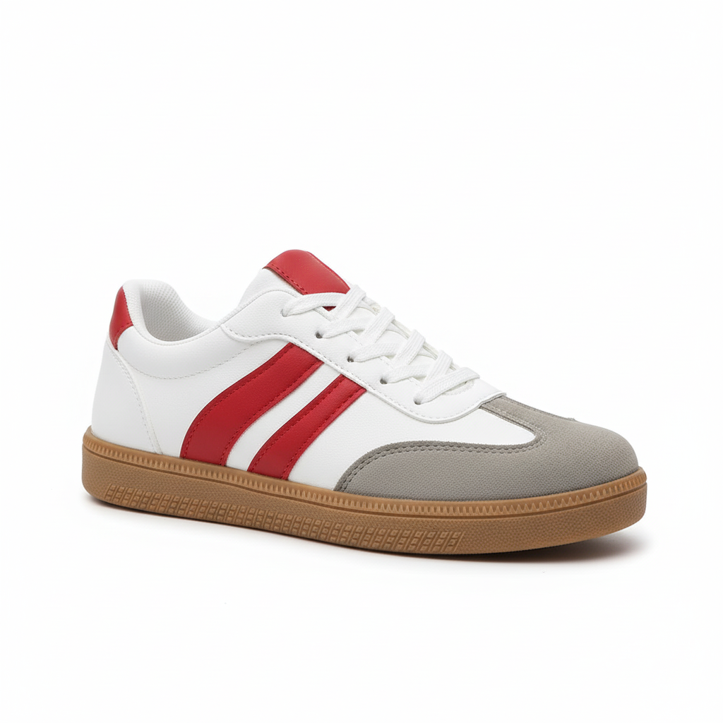 Renzo retro sneakers – unisex low-top sneakers met gumzool
