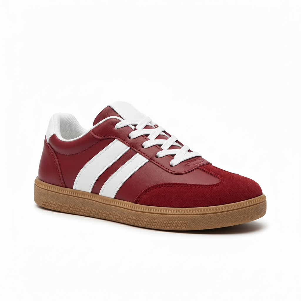 Renzo retro sneakers – unisex low-top sneakers met gumzool