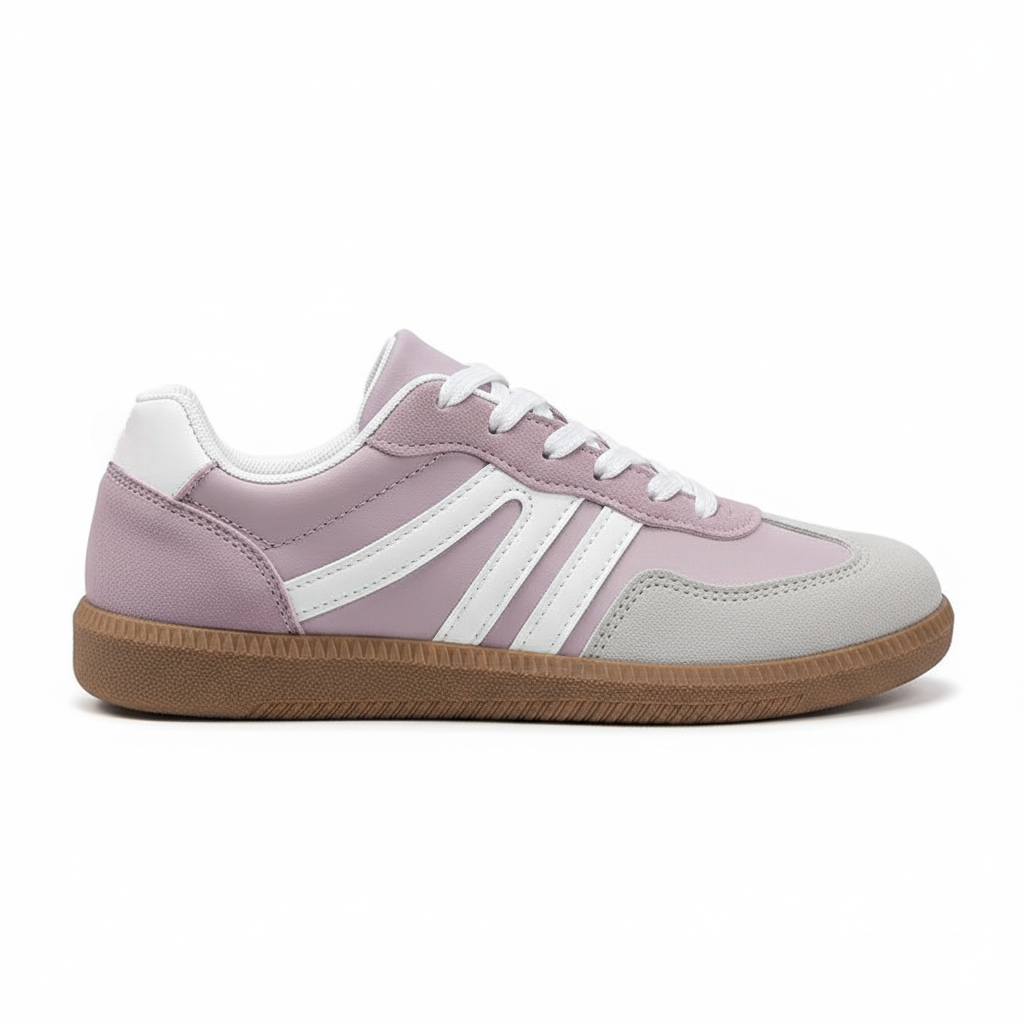 Eliano retro sneakers – low-top unisex sneakers met gumzool