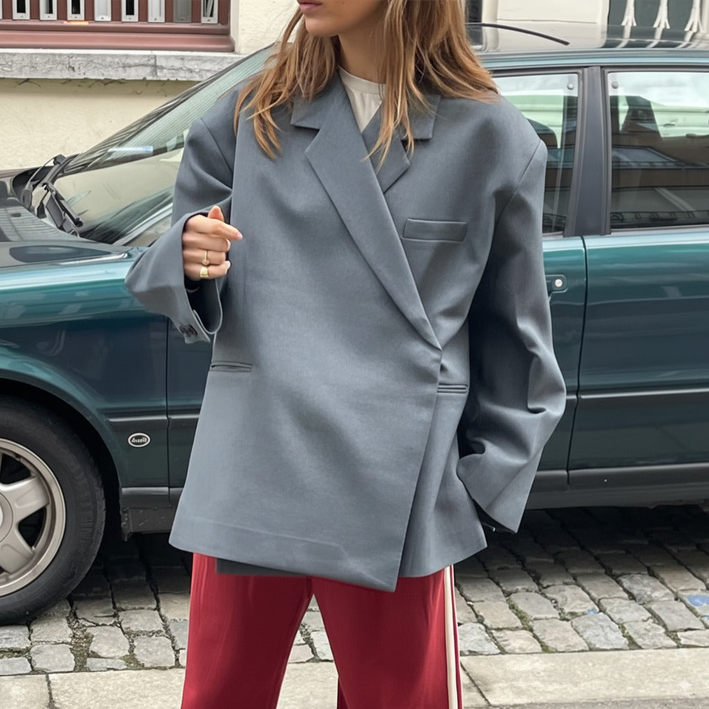 Felice dames blazer – trendy oversized blazer met moderne snit en tijdloze stijl