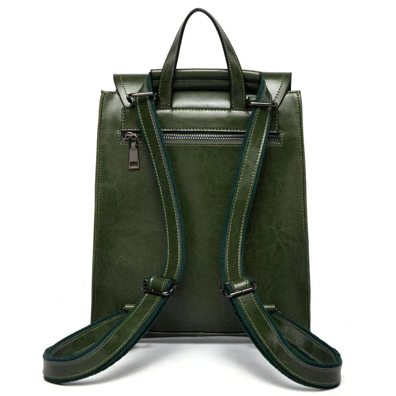 Veala | Trendy Leren Rugzak voor Vrouwen – Luxe, Veelzijdig & Tijdloos