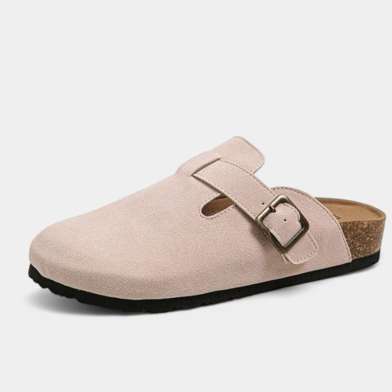 Gleame clogs – premium unisex leren sandalen met gesp in diverse kleuren