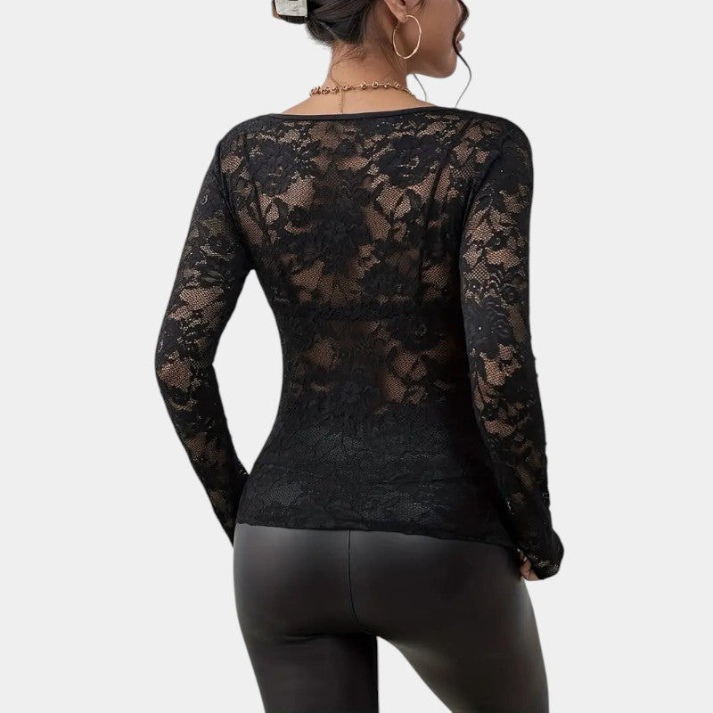 Gleame-T-shirts-hemden-Gleame-Top-Elegante-V-hals-3286.jpg