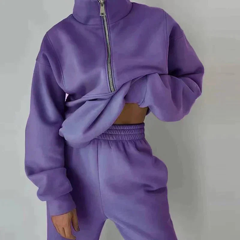 Gleame joggingpak dames – comfortabel trainingspak in stijlvolle kleuren