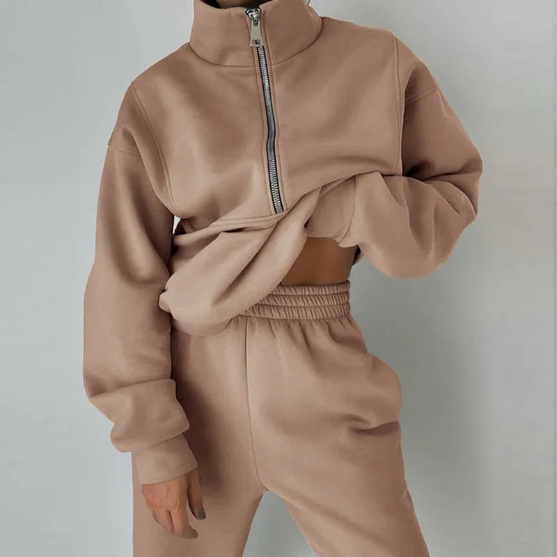 Gleame joggingpak dames – comfortabel trainingspak in stijlvolle kleuren