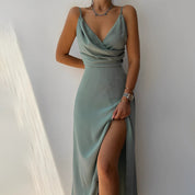 Seraphina Maxi Jurk Dames – Luxe Lange Jurk voor Bruiloften & Feestelijke Gelegenheden