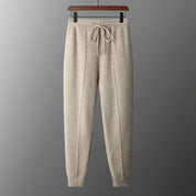 Maëlle knit broek – cosy damesbroek met rechte pijp & elastische taille