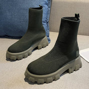 Shanna Boots Dames | Comfortabele Stoffen Enkellaarsjes met Hak – Vardi Dante