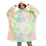 Vardi Dante Hoodie & Deken – Oversized Hoodie Blanket van Zacht Fleece en Wol