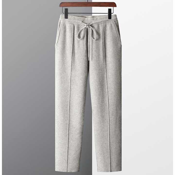 Maëlle knit broek – cosy damesbroek met rechte pijp & elastische taille