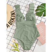 Vardi Dante Boho Badpak – Sexy Dames Badpak met Diepe V-hals en Rugdetails