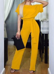Elegante dames jumpsuit – stijlvolle 1Piece met hoge taille en comfortabele pasvorm