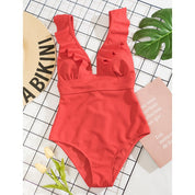 Vardi Dante Boho Badpak – Sexy Dames Badpak met Diepe V-hals en Rugdetails