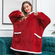 Vardi Dante Hoodie & Deken – Oversized Hoodie Blanket van Zacht Fleece en Wol