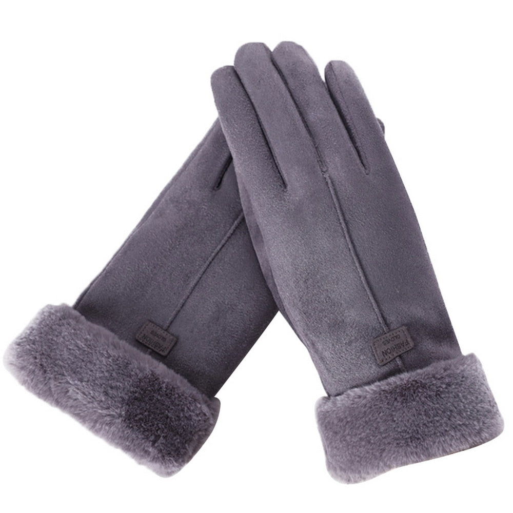 Vardi Dante Furry Handschoenen – Warme Waterdichte Dameshandschoenen met Touchscreenfunctie