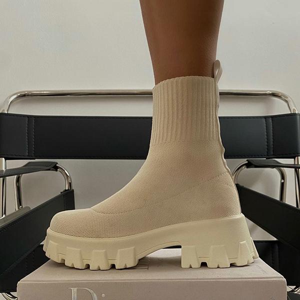 Shanna Boots Dames | Comfortabele Stoffen Enkellaarsjes met Hak – Vardi Dante