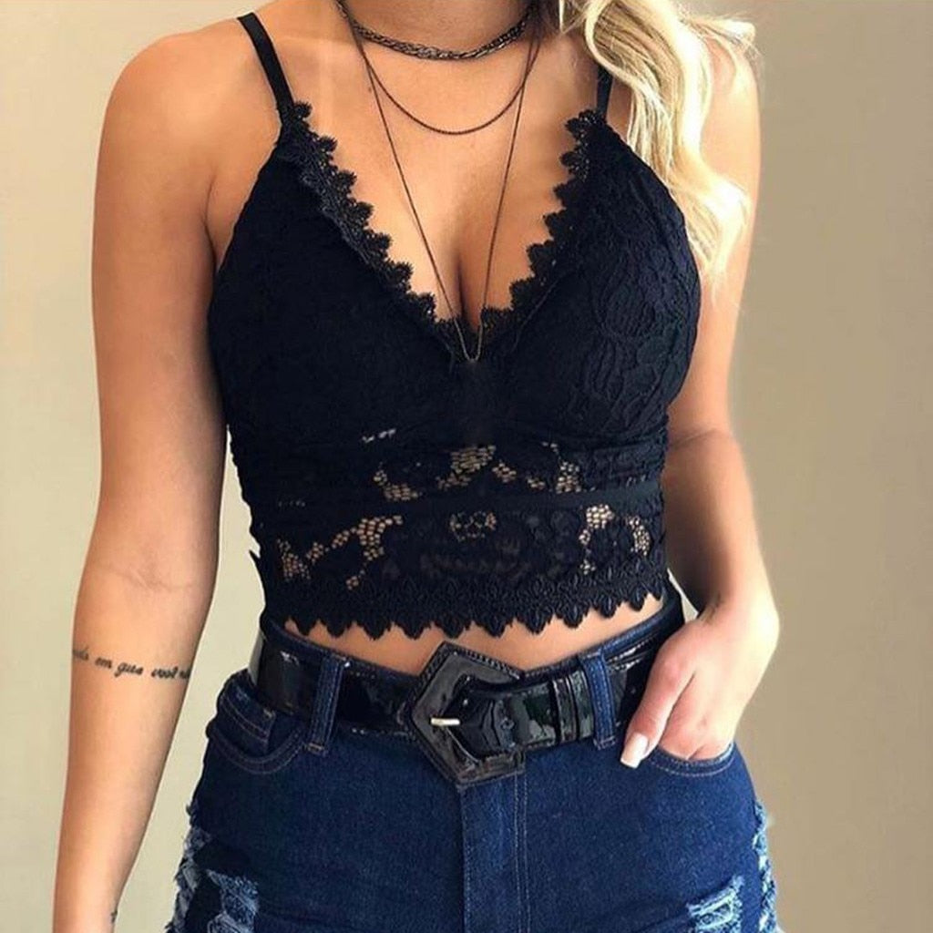 Mara Mesh Top voor Dames – Sexy Zomerse Top met V-hals en Mesh Details | Vardi Dante