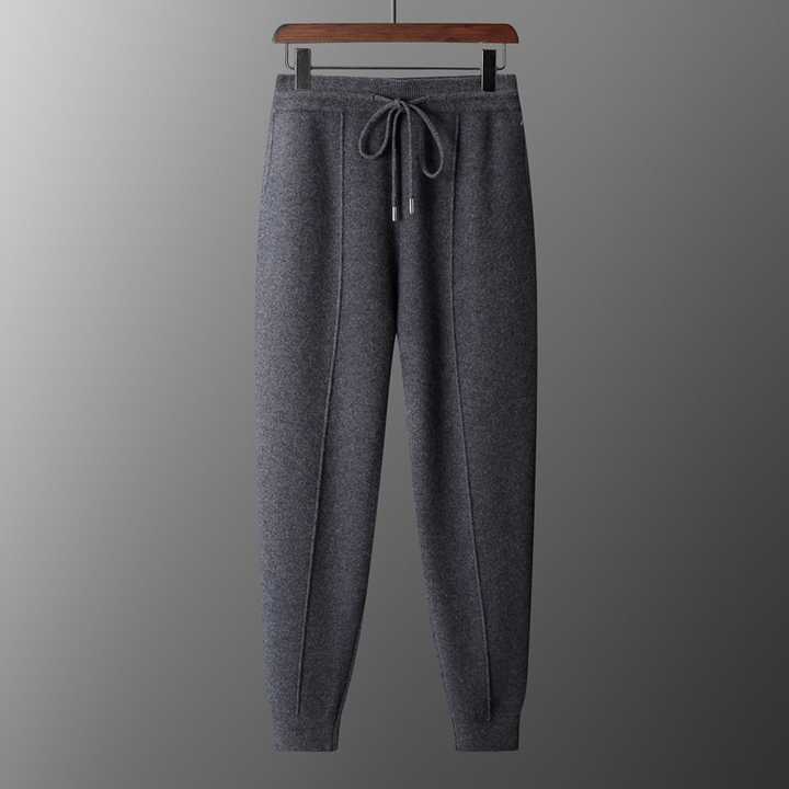 Maëlle knit broek – cosy damesbroek met rechte pijp & elastische taille