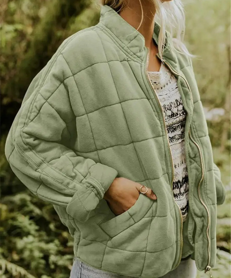 Chiara bomberjack dames | Oversized lichtgewicht bomberjas | Trendy casual jas met zachte voering