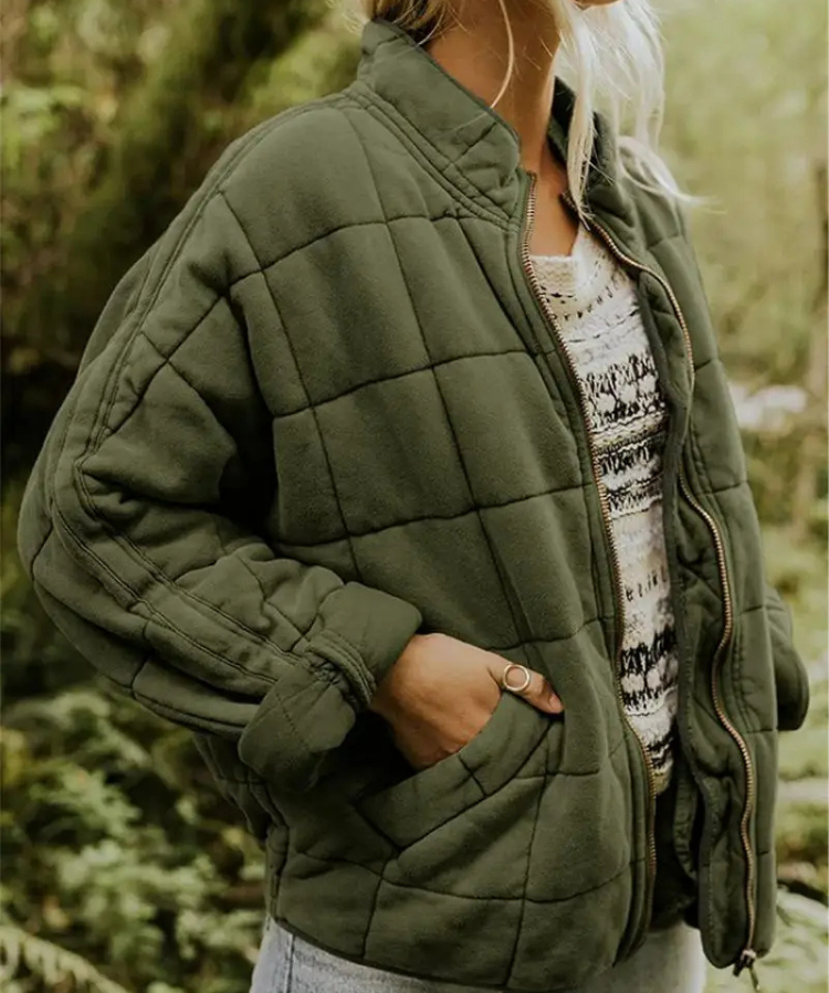 Chiara bomberjack dames | Oversized lichtgewicht bomberjas | Trendy casual jas met zachte voering