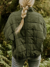 Chiara bomberjack dames | Oversized lichtgewicht bomberjas | Trendy casual jas met zachte voering