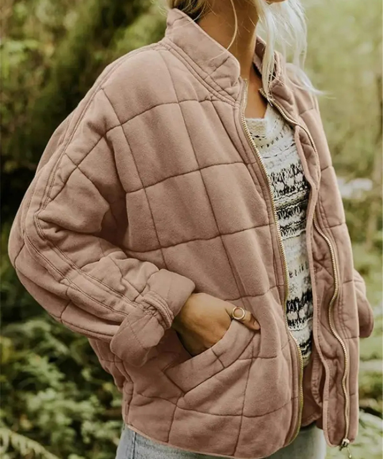 Chiara bomberjack dames | Oversized lichtgewicht bomberjas | Trendy casual jas met zachte voering