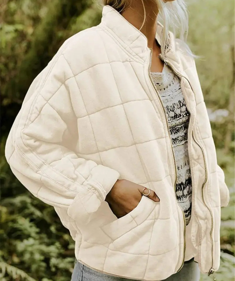 Chiara bomberjack dames | Oversized lichtgewicht bomberjas | Trendy casual jas met zachte voering