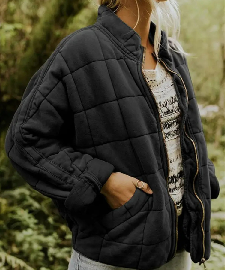 Chiara bomberjack dames | Oversized lichtgewicht bomberjas | Trendy casual jas met zachte voering