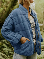 Chiara bomberjack dames | Oversized lichtgewicht bomberjas | Trendy casual jas met zachte voering
