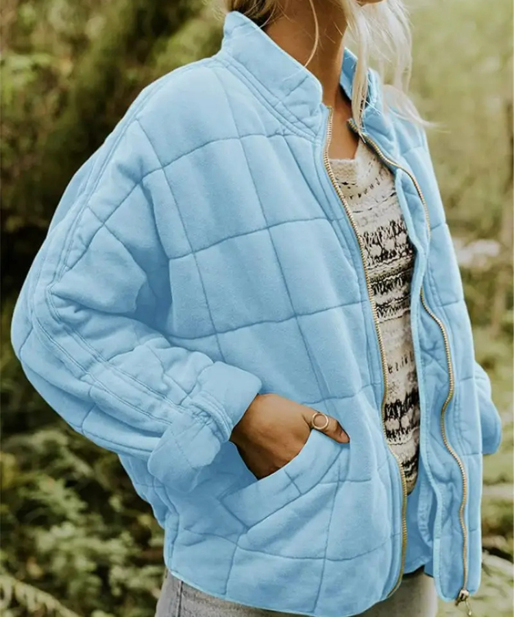 Chiara bomberjack dames | Oversized lichtgewicht bomberjas | Trendy casual jas met zachte voering