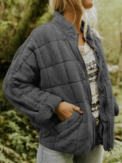 Chiara bomberjack dames | Oversized lichtgewicht bomberjas | Trendy casual jas met zachte voering