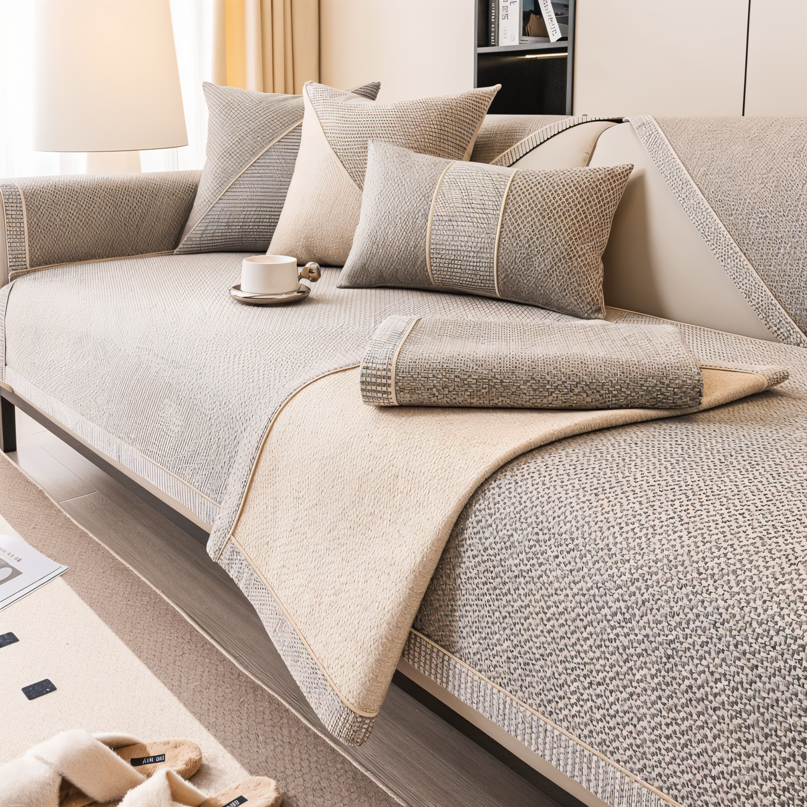 Slijtvaste Antikras Bankhoes – Stijlvolle Sofa Hoes met Antislip & Perfecte Pasvorm | MynaMode