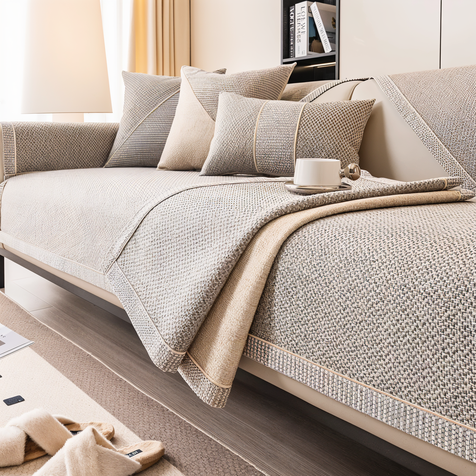 Slijtvaste Antikras Bankhoes – Stijlvolle Sofa Hoes met Antislip & Perfecte Pasvorm | MynaMode
