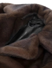 Lange kunstbont jas dames – warme imitatiebont winterjas voor koude dagen