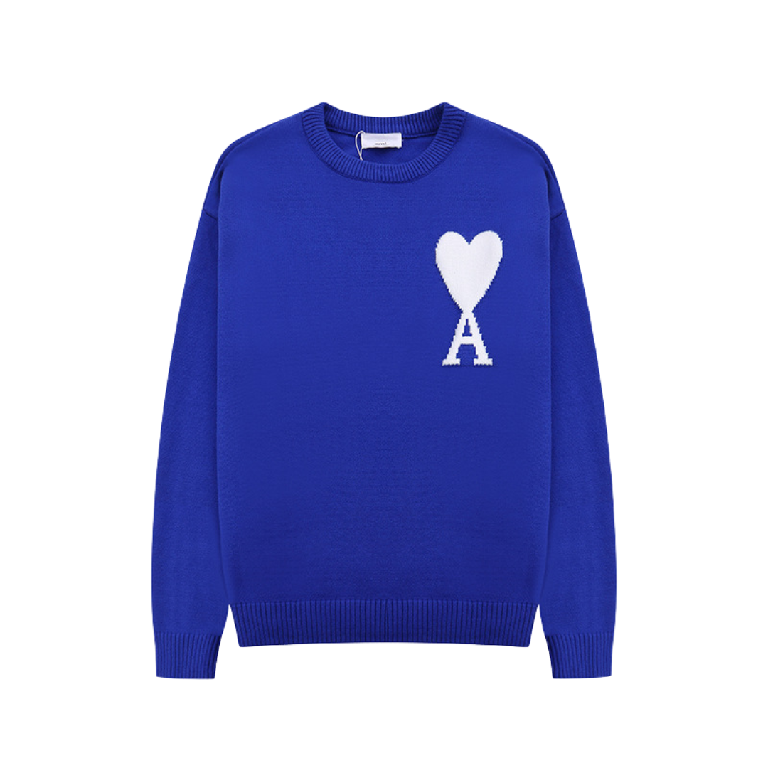 Heidi dames trui – zachte pullover met hartjesprint en comfortabele pasvorm