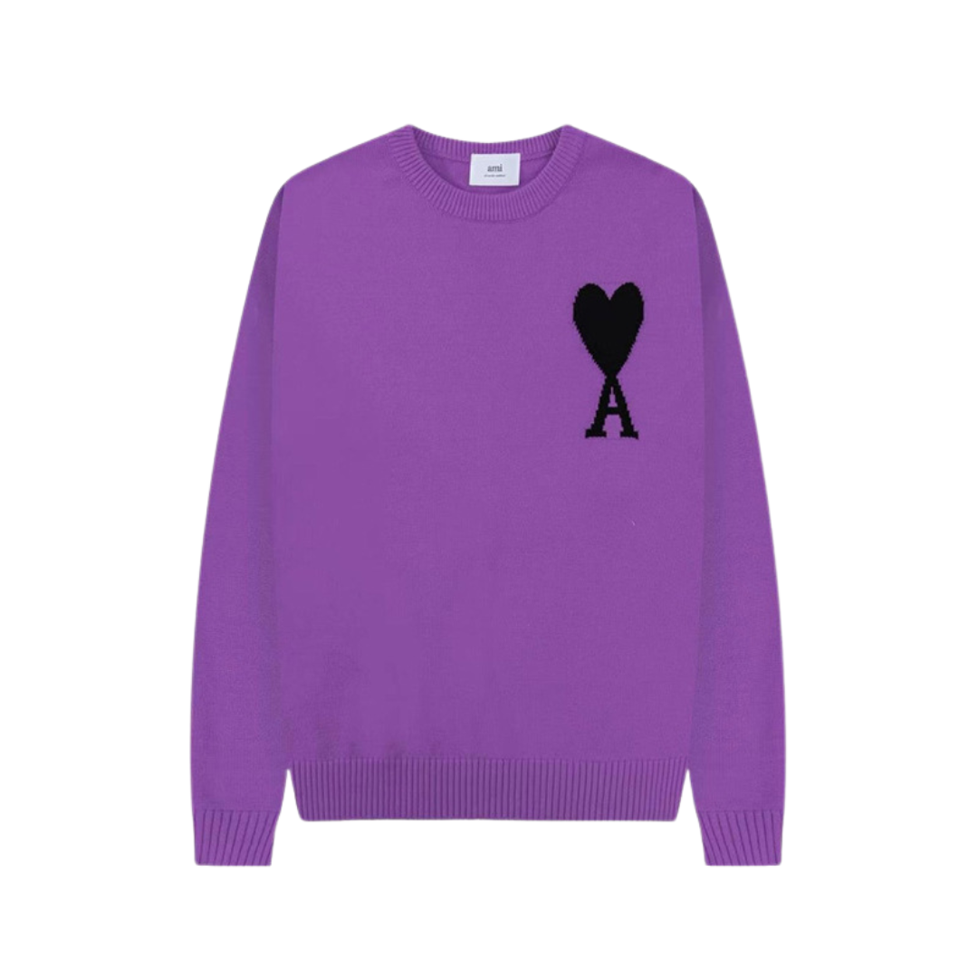 Heidi dames trui – zachte pullover met hartjesprint en comfortabele pasvorm