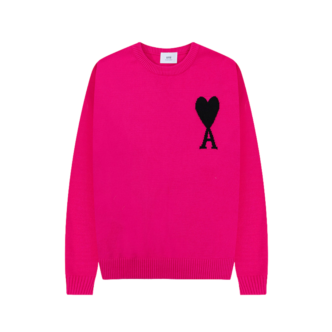 Heidi dames trui – zachte pullover met hartjesprint en comfortabele pasvorm