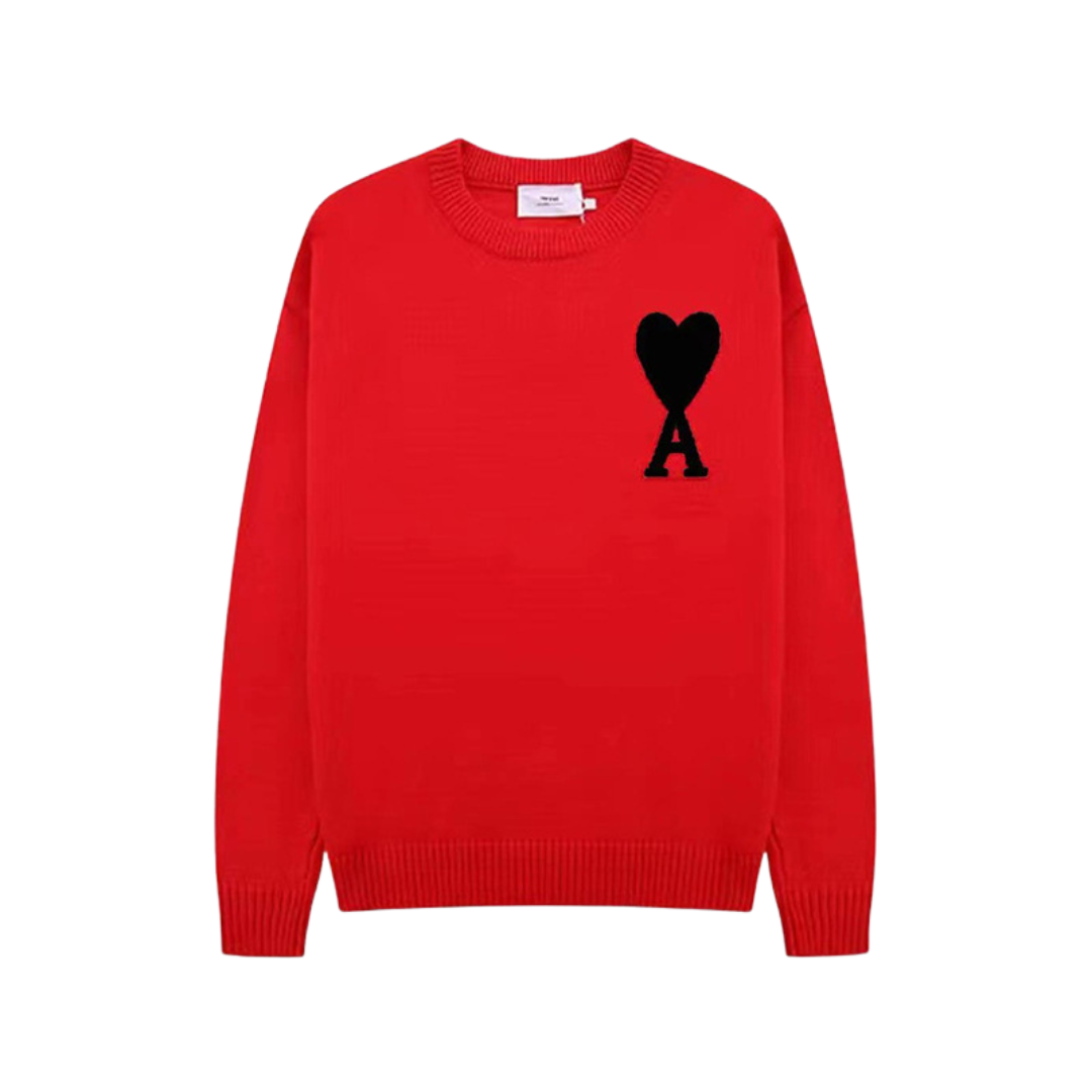Heidi dames trui – zachte pullover met hartjesprint en comfortabele pasvorm