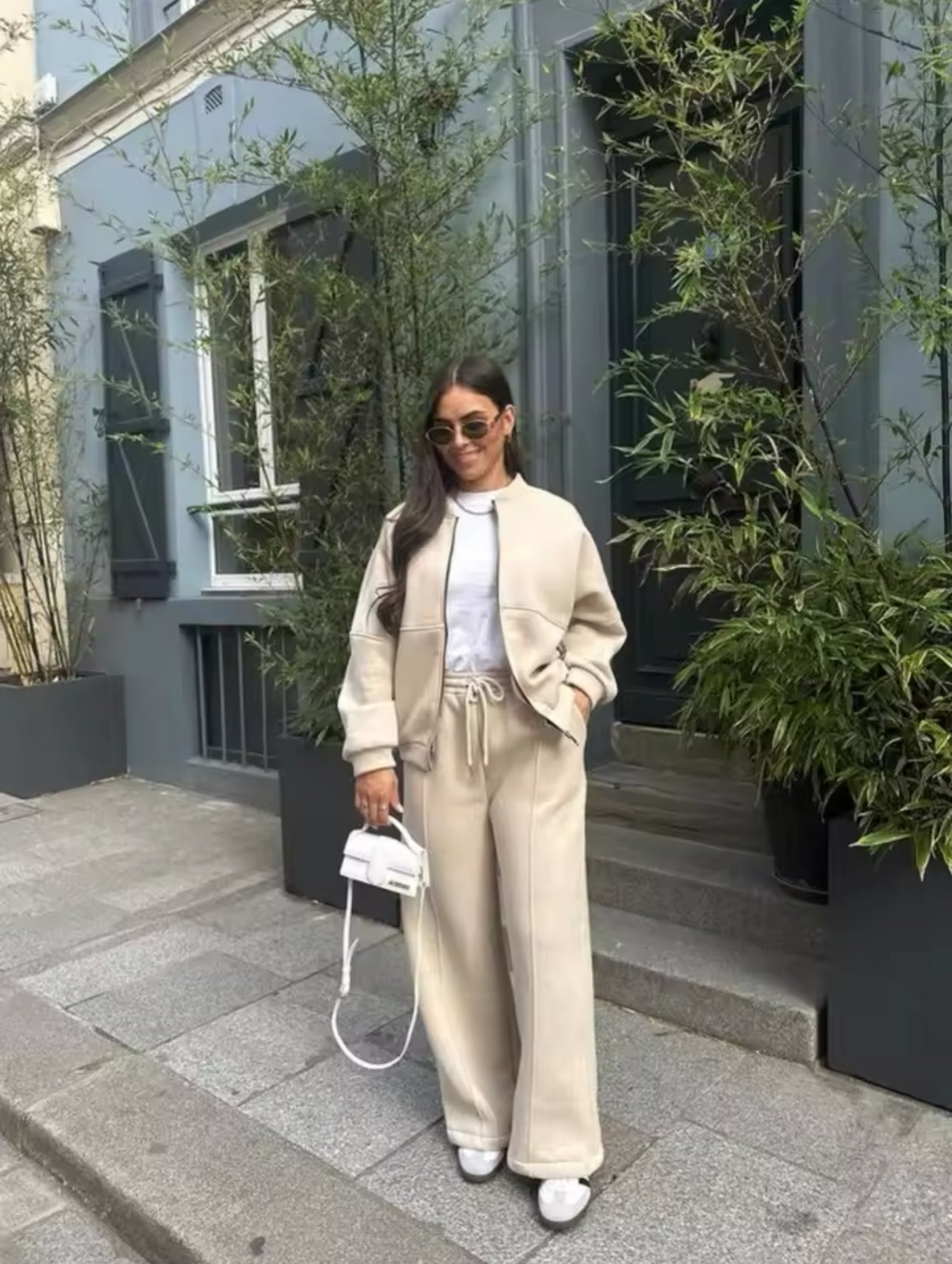 Comfortabele dames tracksuit – zachte loungewear set met flatterende pasvorm