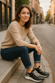 Isabella Orthopedische Wandelschoenen – Comfortabele Dameswandelschoenen met Stevige Antislip Zool