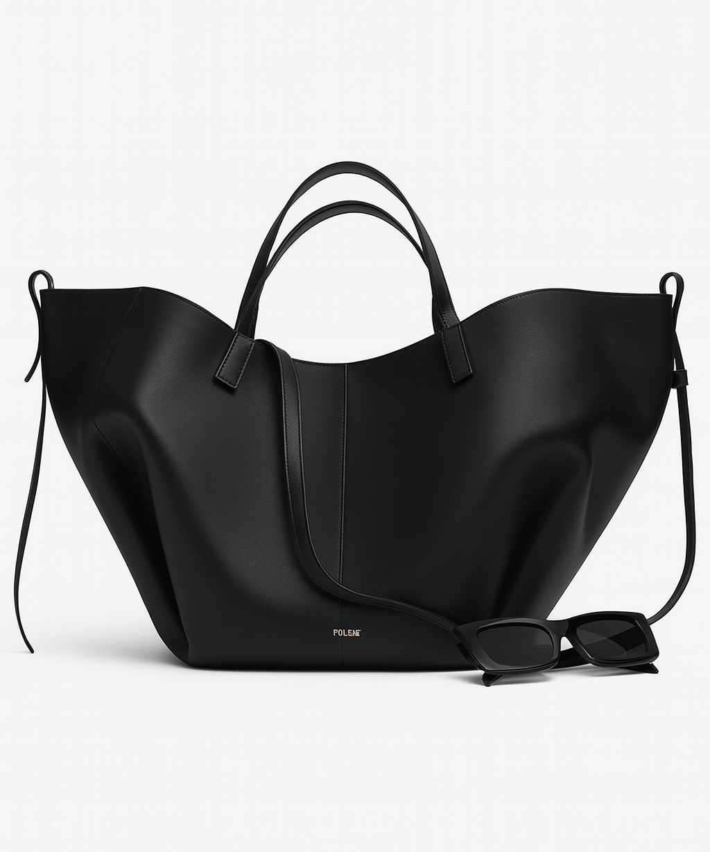 Juliette dames leren tas – ruime vintage tote bag van hoogwaardig leer met portemonneetje