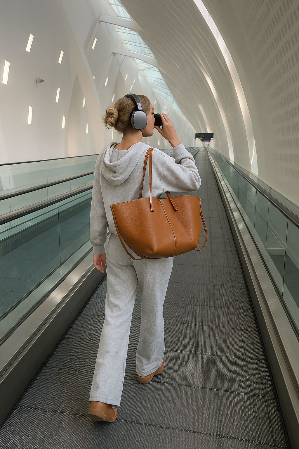 Juliette dames leren tas – ruime vintage tote bag van hoogwaardig leer met portemonneetje